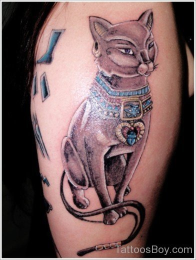 Egyptian Cat Tattoo-TB118