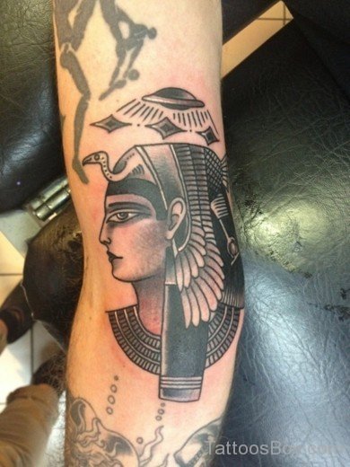 Egyptian Tattoo Design On Elbow-TB132