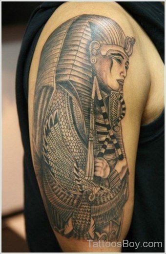 Egyptian Tattoo Design On Half Sleeve-TB135