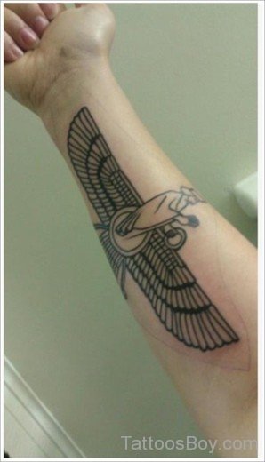 Egyptian Tattoo On Wrist-TB154