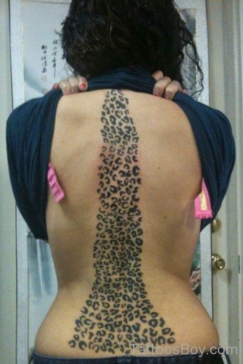 Elegant Back Tattoo