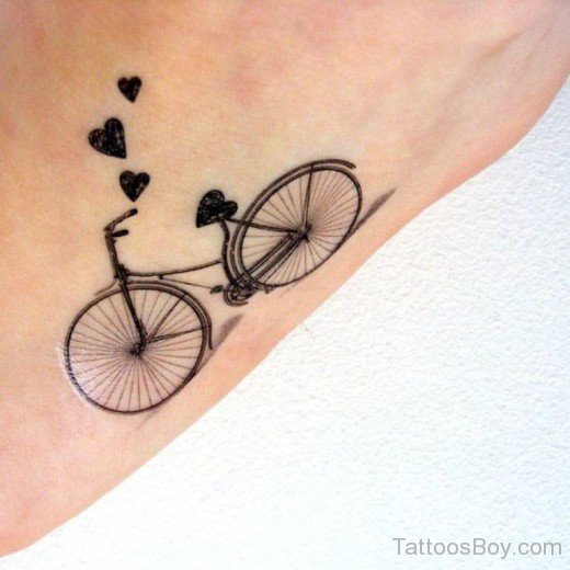 Elegant Bicycle Tattoo-TB1253