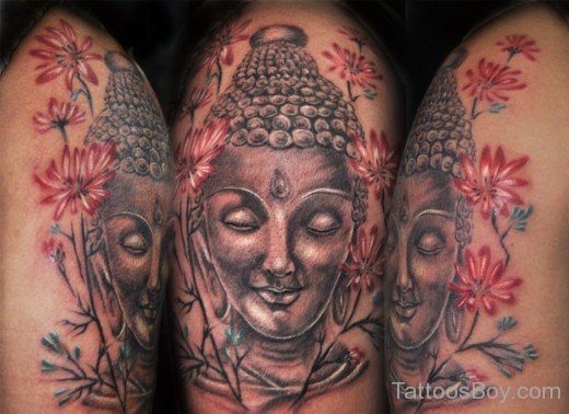 Elegant Buddha Tattoo Design-TB1085