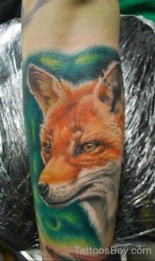 Elegant Fox Tattoo-TB12045