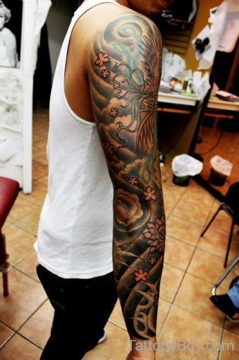 Elegant Full Sleeve Tattoo-TB1266