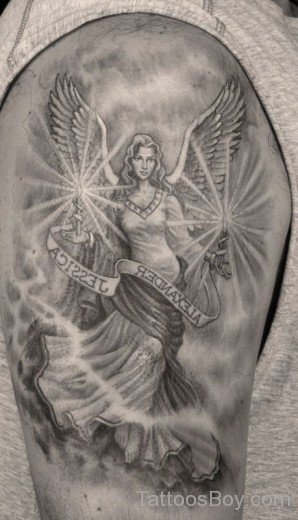 Guardian Angel Tattoo Design-