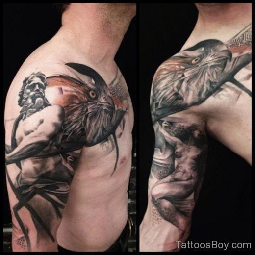 Elegant Shoulder Tattoo-TB1090