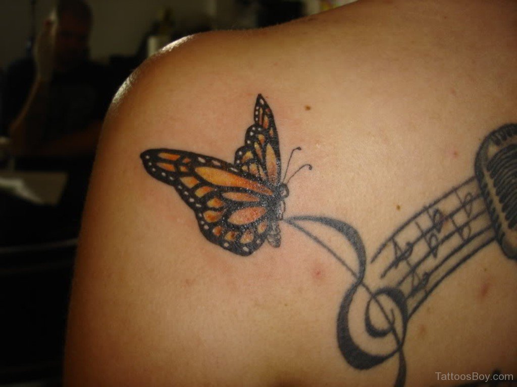 Excellent Butterfly Tattoo.