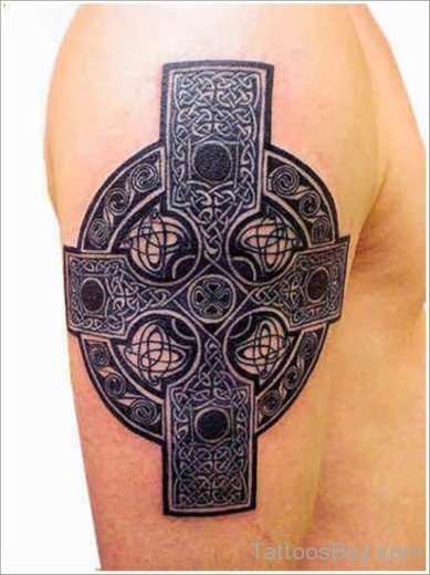 Excellent Celtic Cross Tattoo-Tb12078