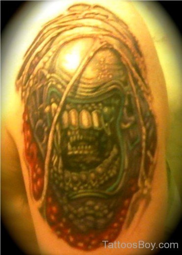 Excllent Alien Tattoo Design-TB141