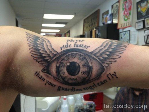 Eye Tattoo On Bicep-TB1221