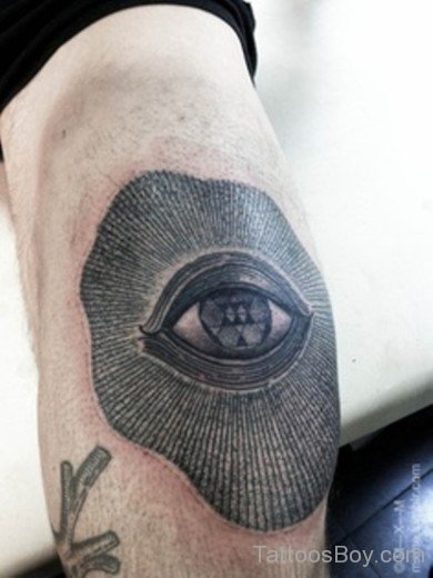 Eye Tattoo On Elbow-TB126