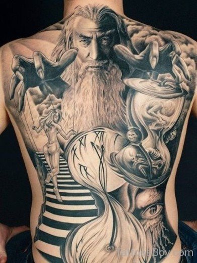 Fantastic Back Tattoo-TB12081