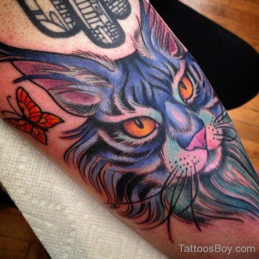 Fantastic Cat Tattoo