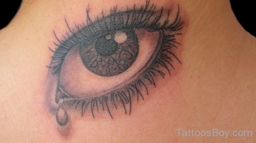 Fantastic  Eye  Tattoo  on Nape-tb149