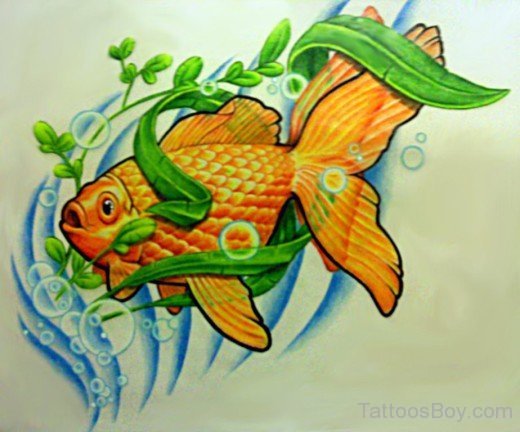 Fish Tattoo Design-TB12075