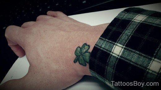 Four Leaf Clover Tattoo-TB12123