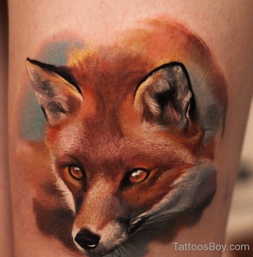 Fox Face Tattoo-TB12068
