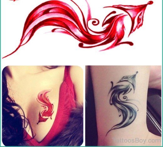 Fox Tattoo Design 7-TB12071