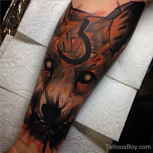 Fox Tattoo Design On Wrist-TB144