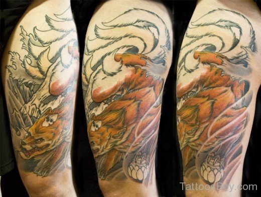 Fox  Tattoo Design-TB134