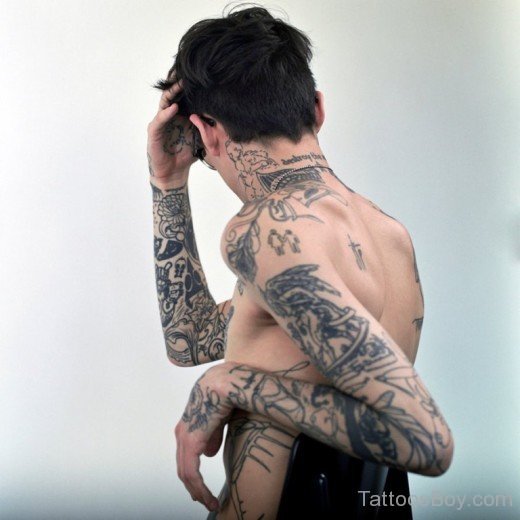 Funky Full Sleeve Tattoo-TB12063