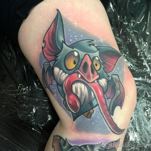 Funny  Bat Tattoo