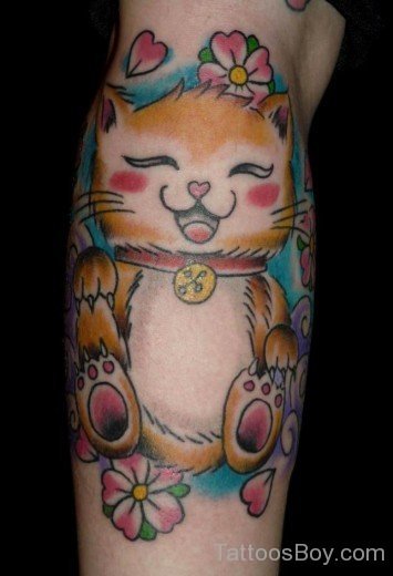 Funny Cat Tattoo-TB12124