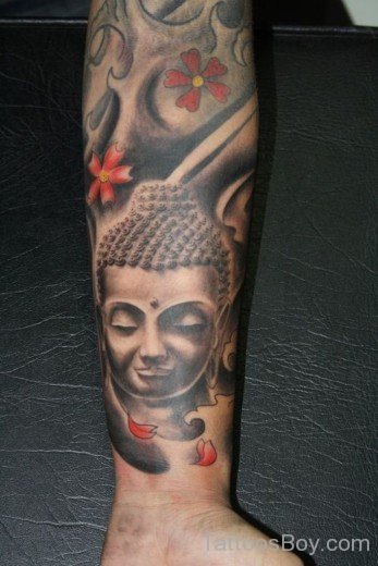 Greceful Buddha tattoo-TB1094
