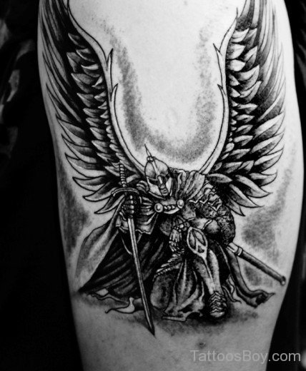 Fantastic Guardian Angel Tattoo 