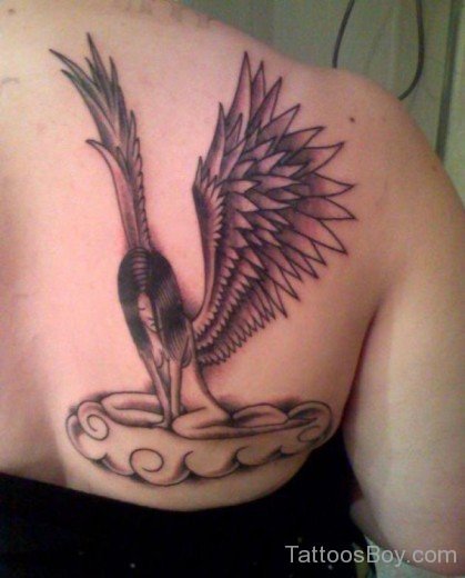 Nice Guardian Angel Tattoo Design 