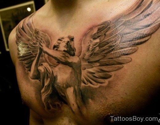 Fantastic Guardian Angel Tattoo