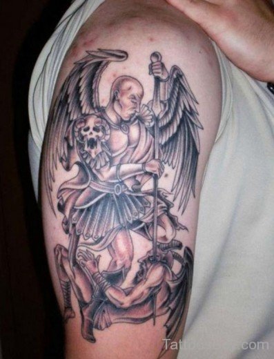 Guardian Angel Tattoo Design