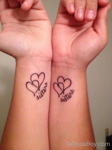 Heart Tattoo On Wrist-TB12226