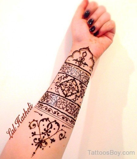 Henna Tattoo On Wrist-TB1232