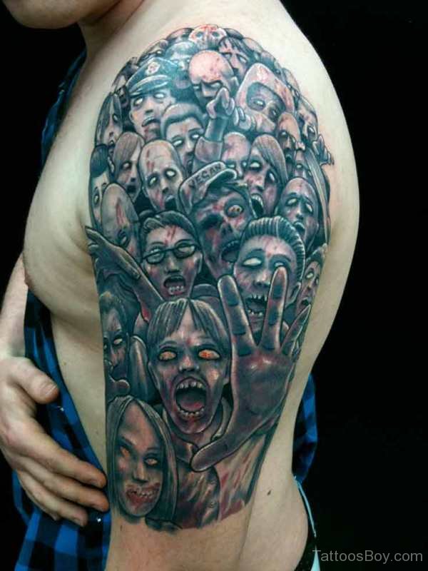 zombie #koi #cleveland #216 #tattooist #tattoos #halfsleeve