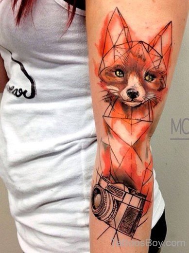 Impressive Fox Tattoo-TB164