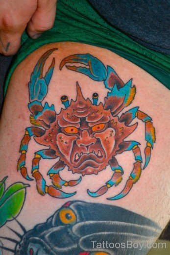 Japanese Crab Tattoo-TB12112