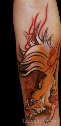 Japanese Fox Tattoo-TB170