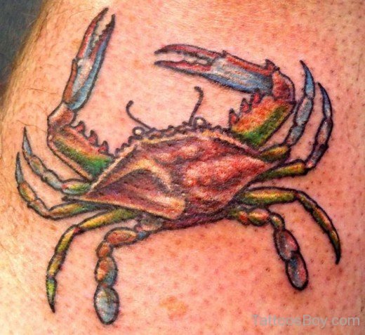 Jersey Blue Crab Tattoo-TB12113