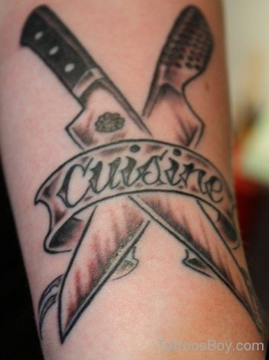 Knife And Dagger Tattoo-TB12064