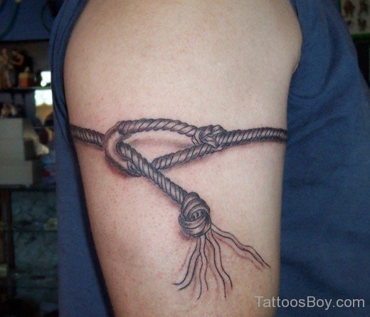 Knot Tattoo Design On Shoulder-TB12238