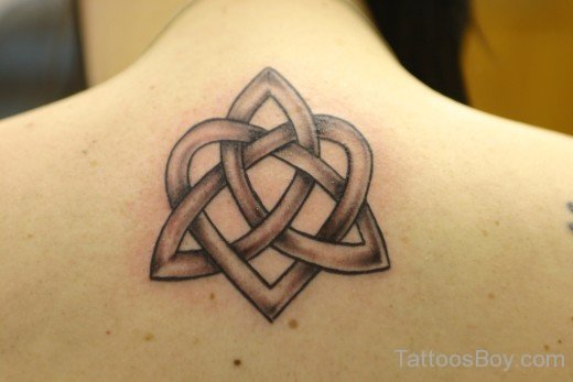 Knot Tattoo On Back-Tb12084