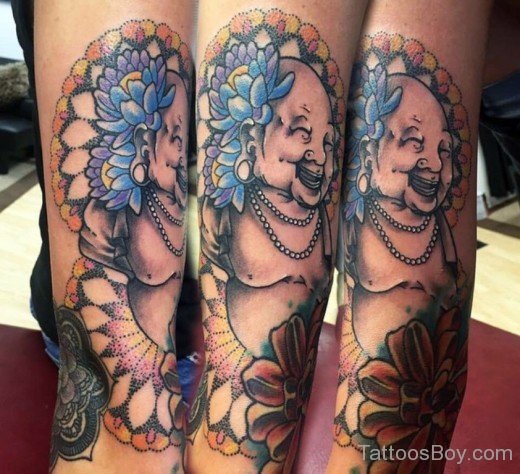 Laughing Buddha Tattoo-TB1103