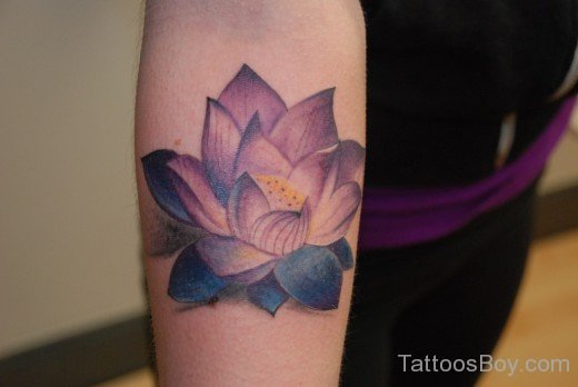 Lotus Tattoo On Arm-TB12069