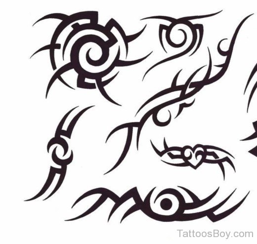 New Tribal Tattoo Design-TB12074