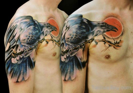 Nice Crow Tattoo Deisgn-TB1113