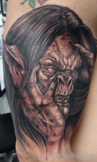 Nice Devil Demon Tattoo-TB124