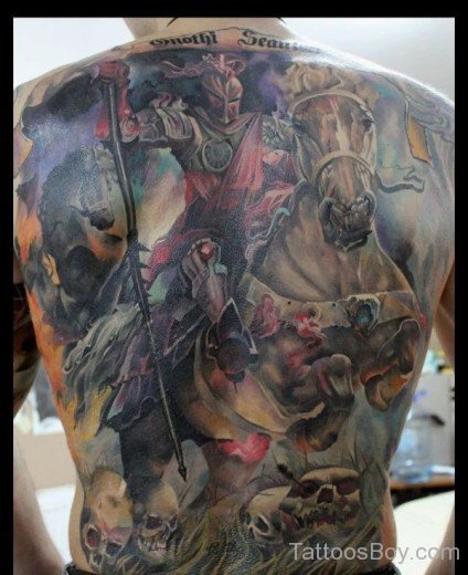 Awesome Full Back Tattoo-TB1114