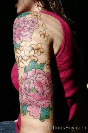 Peony Flower Tattoo-TB1092